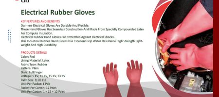 Electrical rubber gloves
