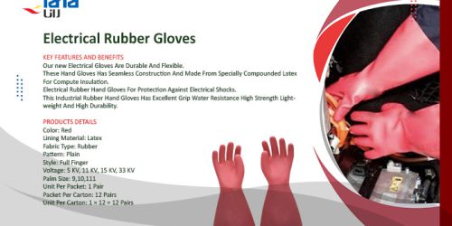 Electrical rubber gloves